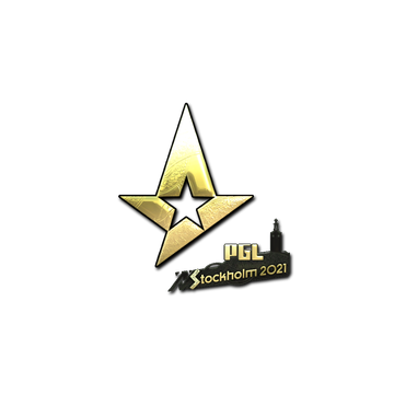 Sticker | Astralis (Gold) | Stockholm 2021