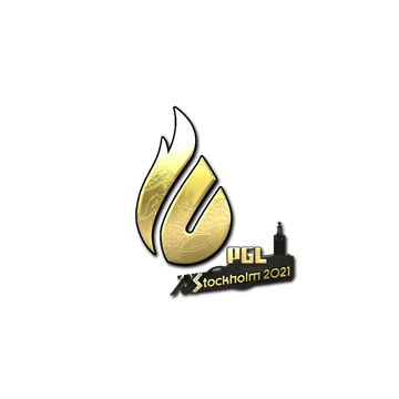 Sticker | Copenhagen Flames (Gold) | Stockholm 2021