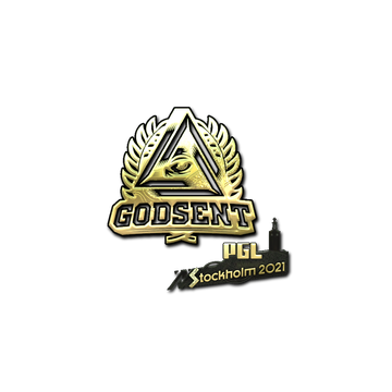 Sticker | GODSENT (Gold) | Stockholm 2021