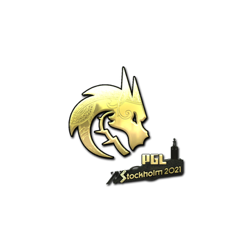 Sticker | Team Spirit (Gold) | Stockholm 2021