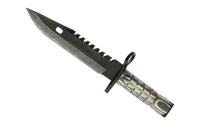 ★ StatTrak™ M9 Bayonet | Black Laminate (Battle-Scarred)