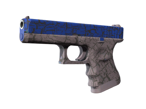 StatTrak™ Glock-18 | Blue Fissure (Minimal Wear)