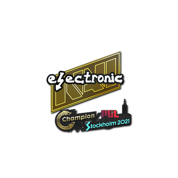 Sticker | electroNic | Stockholm 2021