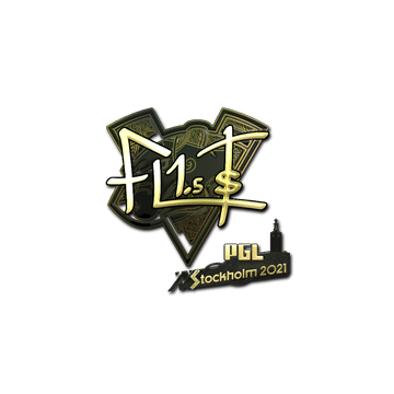 Sticker | FL1T (Gold) | Stockholm 2021