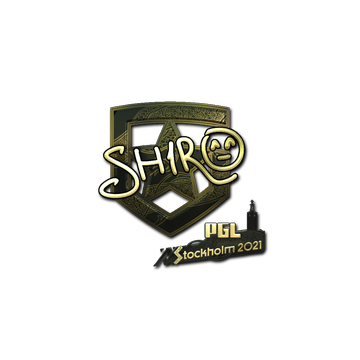 Sticker | sh1ro (Gold) | Stockholm 2021