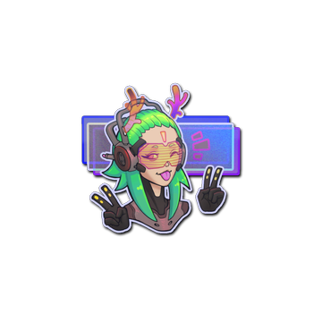 Sticker | V For Victory (Holo)