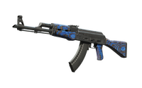 StatTrak™ AK-47 | Blue Laminate (Well-Worn)