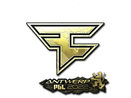 Produto Sticker | FaZe Clan (Gold) | Antwerp 2022