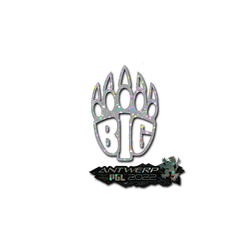 Sticker | BIG (Glitter) | Antwerp 2022