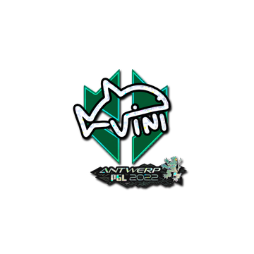 Sticker | VINI (Glitter) | Antwerp 2022