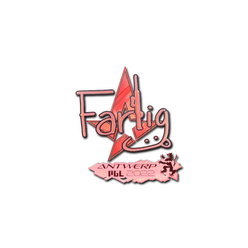 Sticker | Farlig (Holo) | Antwerp 2022