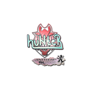 Sticker | huNter (Holo) | Antwerp 2022