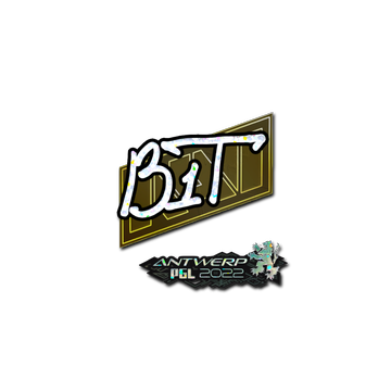 Sticker | b1t (Glitter) | Antwerp 2022