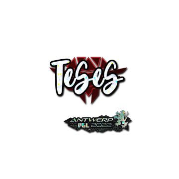 Sticker | TeSeS (Glitter) | Antwerp 2022