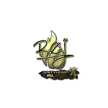 Sticker | roeJ (Gold) | Antwerp 2022