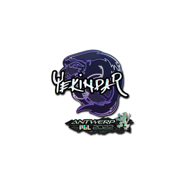 Sticker | YEKINDAR (Glitter) | Antwerp 2022