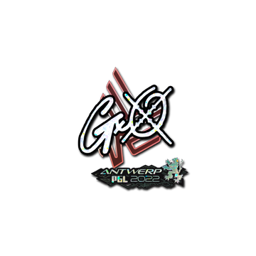 Sticker | gxx- (Glitter) | Antwerp 2022