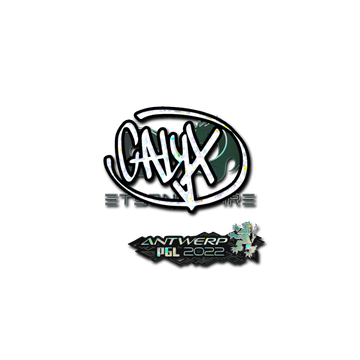 Sticker | Calyx (Glitter) | Antwerp 2022