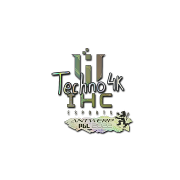 Sticker | Techno4K (Holo) | Antwerp 2022