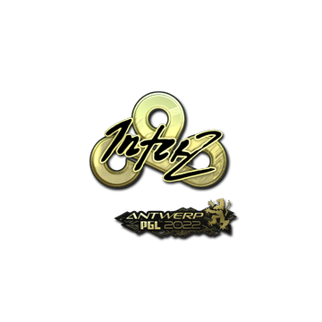 Sticker | interz (Gold) | Antwerp 2022