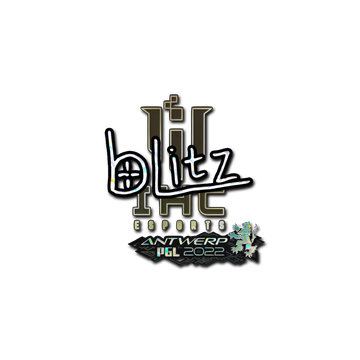 Sticker | bLitz (Glitter) | Antwerp 2022
