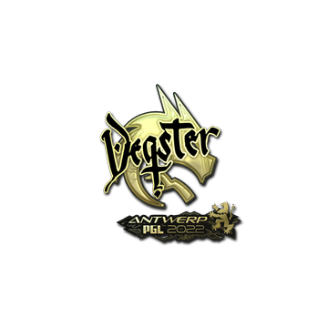 Sticker | degster (Gold) | Antwerp 2022