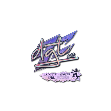 Sticker | dgt (Holo) | Antwerp 2022