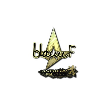 Sticker | blameF (Gold) | Antwerp 2022