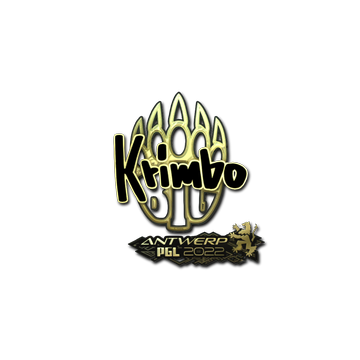 Sticker | Krimbo (Gold) | Antwerp 2022
