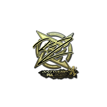 Sticker | REZ (Gold) | Antwerp 2022