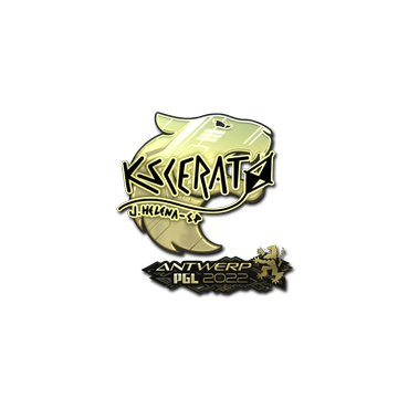 Sticker | KSCERATO (Gold) | Antwerp 2022