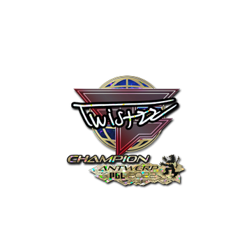 Sticker | Twistzz (Glitter, Champion) | Antwerp 2022