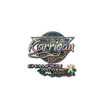 Sticker | karrigan (Holo, Champion) | Antwerp 2022