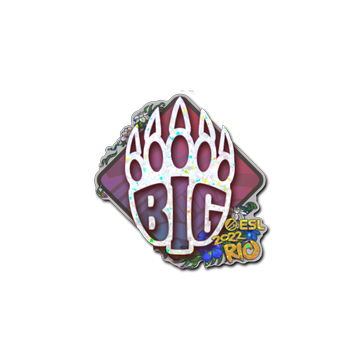 Sticker | BIG (Glitter) | Rio 2022