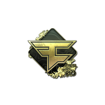 Sticker | FaZe Clan (Gold) | Rio 2022