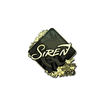 Sticker | S1ren (Gold) | Rio 2022