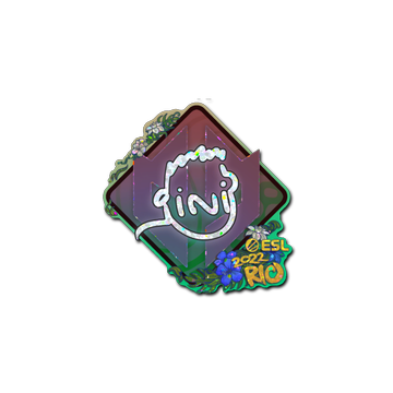 Sticker | VINI (Glitter) | Rio 2022