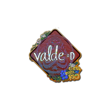 Sticker | v4lde (Glitter) | Rio 2022
