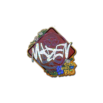Sticker | maden (Glitter) | Rio 2022