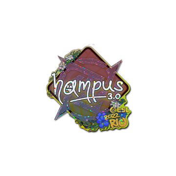 Sticker | hampus (Glitter) | Rio 2022