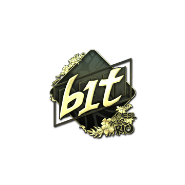 Sticker | b1t (Gold) | Rio 2022