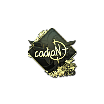 Sticker | cadiaN (Gold) | Rio 2022