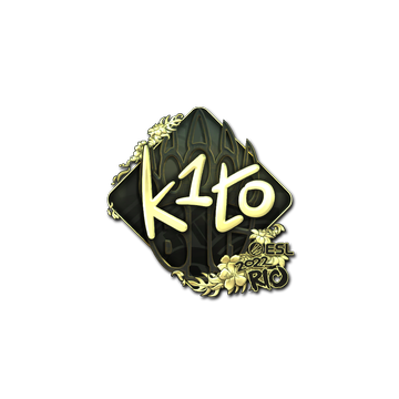 Sticker | k1to (Gold) | Rio 2022
