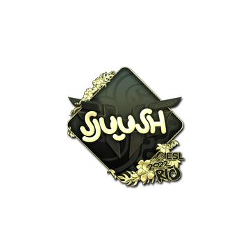 Sticker | sjuush (Gold) | Rio 2022