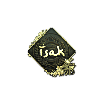 Sticker | isak (Gold) | Rio 2022
