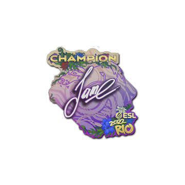 Sticker | Jame (Champion) | Rio 2022