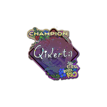 Sticker | qikert (Glitter, Champion) | Rio 2022
