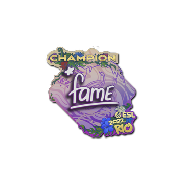Sticker | fame (Champion) | Rio 2022
