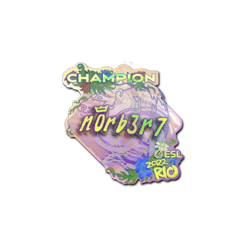 Sticker | n0rb3r7 (Holo, Champion) | Rio 2022