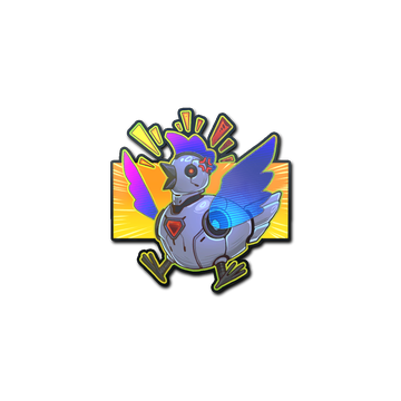 Sticker | Cyber Chicken (Holo)